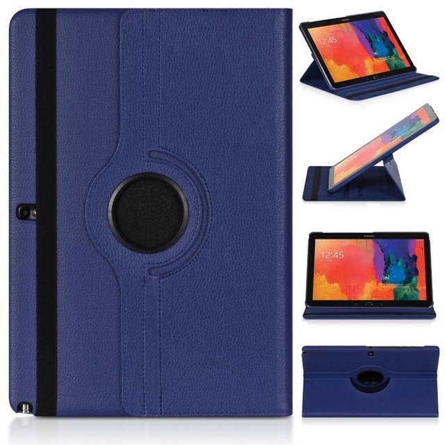 Ốp Bao Da PU Máy Tính Bảng Nắp Lật Xoay 360 Độ Cho Samsung Galaxy Note 10.1 2012 N8000 N8010 N8020 (GT-N8000) Ốp