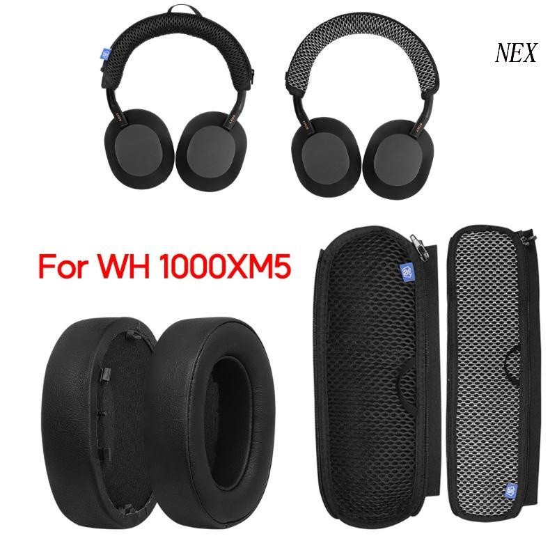 Đệm Bọc Bảo Vệ Tai Nghe WH 1000XM5 Chống Ồn Tiện Dụng