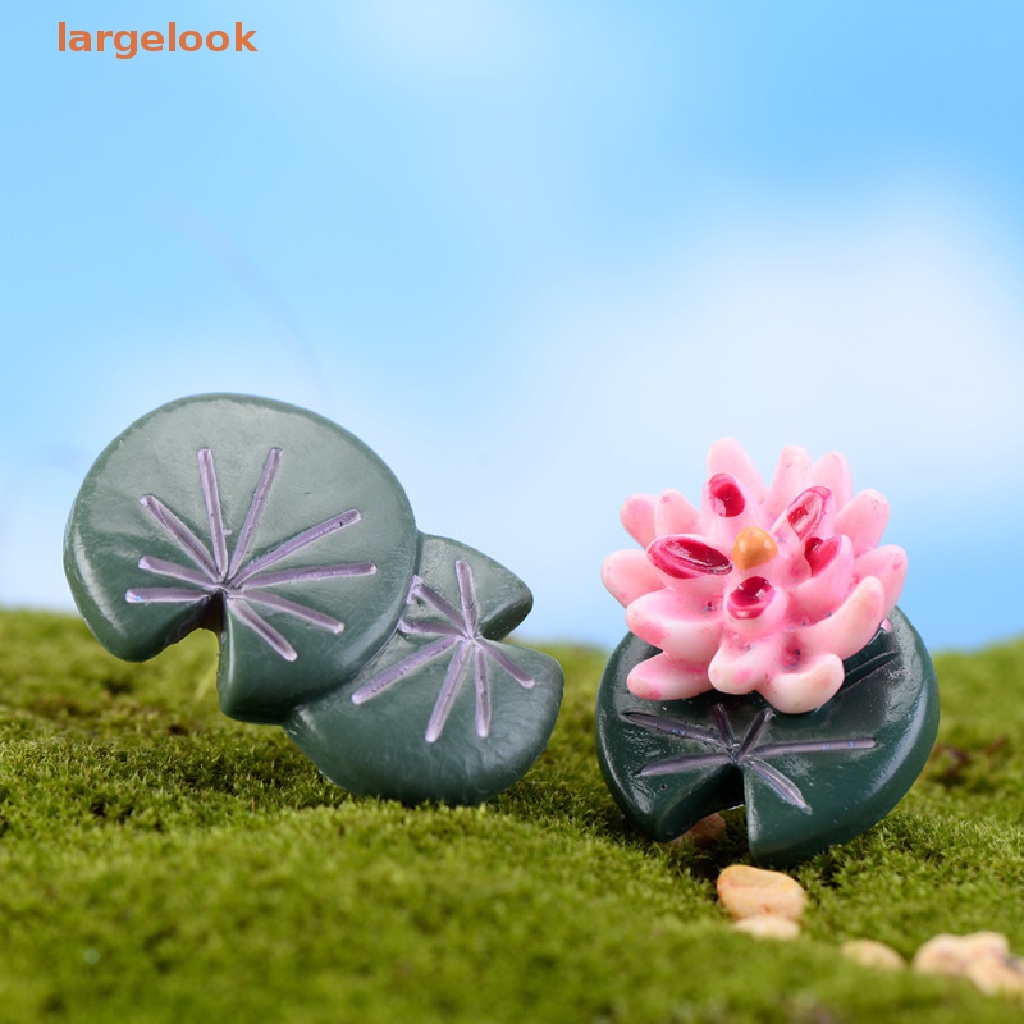 Mô Hình Cá Lá Sen Màu Đỏ Trang Trí Hồ Cá / Cảnh diy