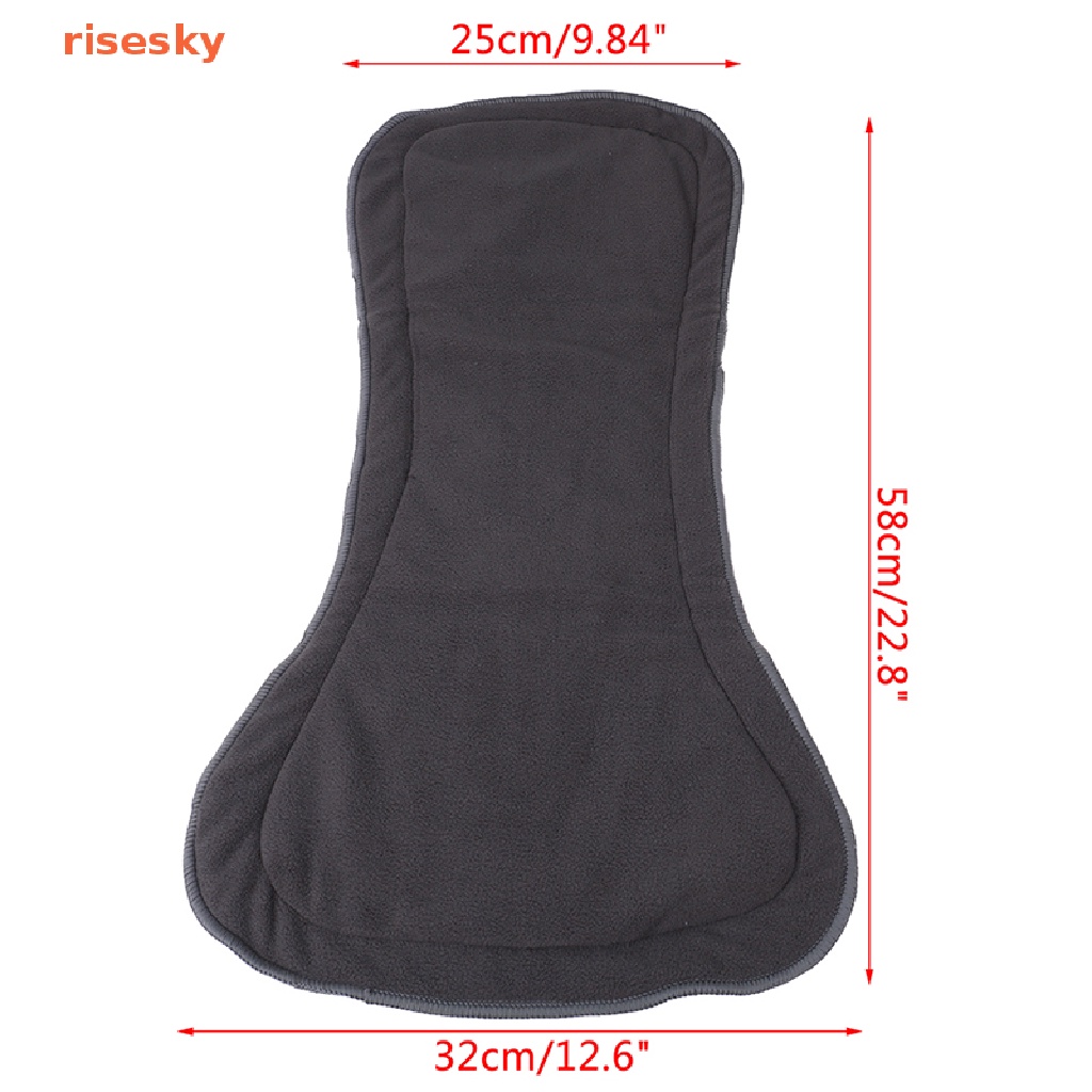 Tấm Lót Tã 4 Lớp Bằng Than Tre Có Thể Tái Sử Dụng Tiện Lợi