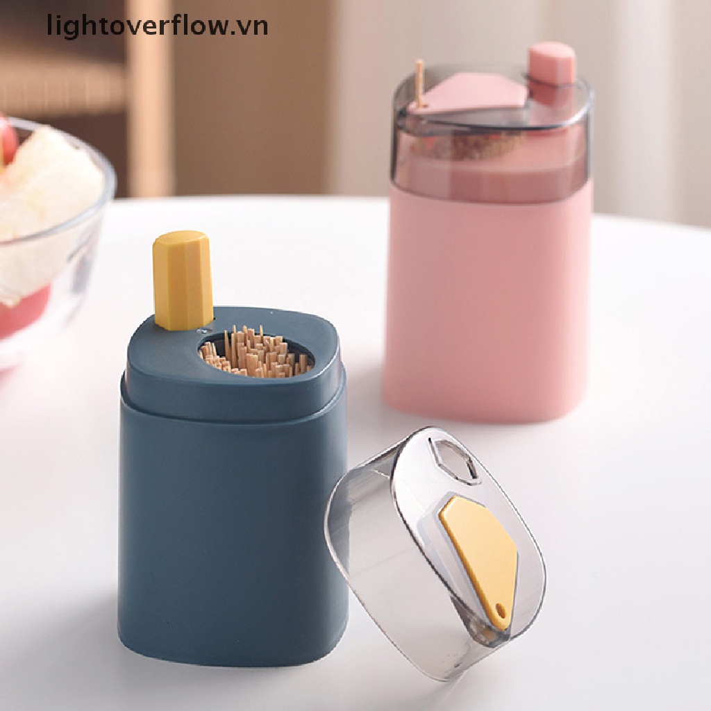 Hộp Đựng Tăm Xỉa Răng Tự Động Nhỏ Gọn Tiện Lợi