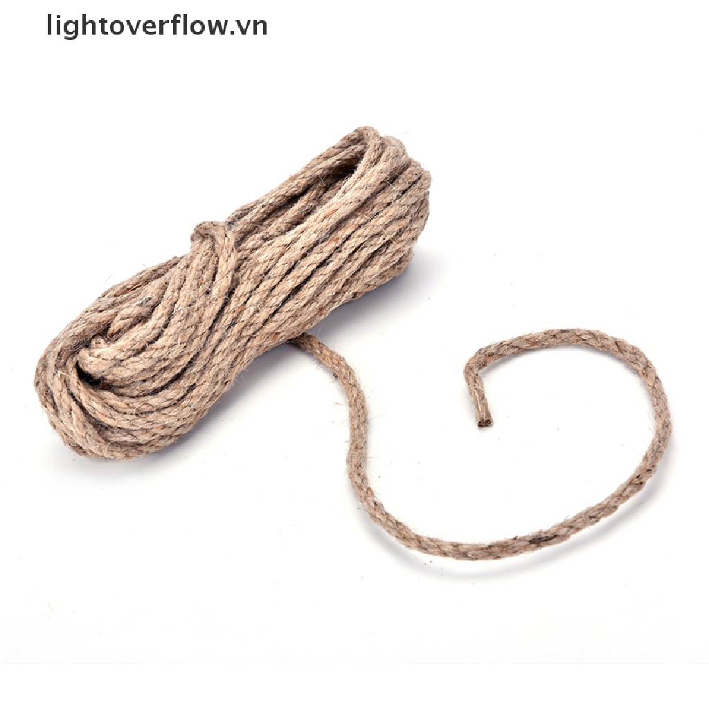 Cuộn Dây Thừng Sợi Đay 10M 6mm Màu Nâu