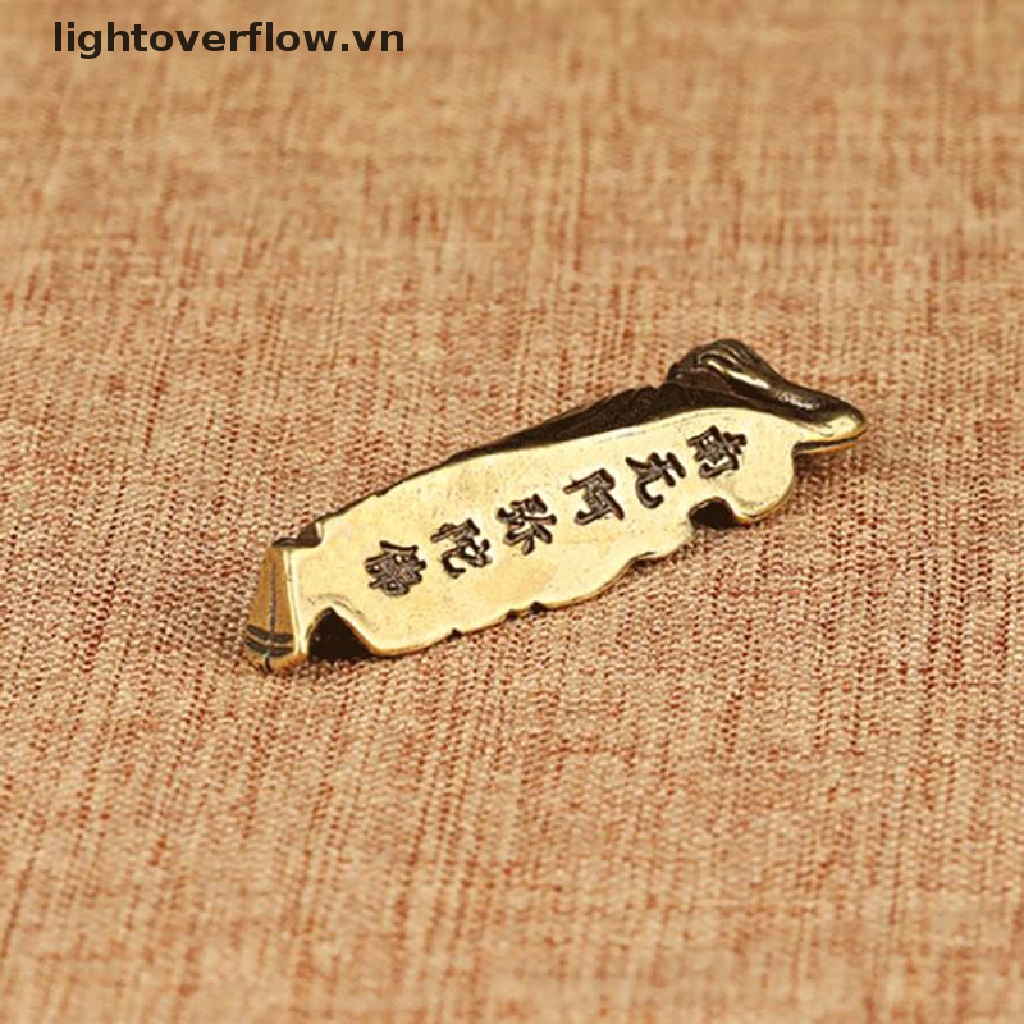 Mô Hình Tượng Phật Mini Màu Vàng Phong Cách Retro