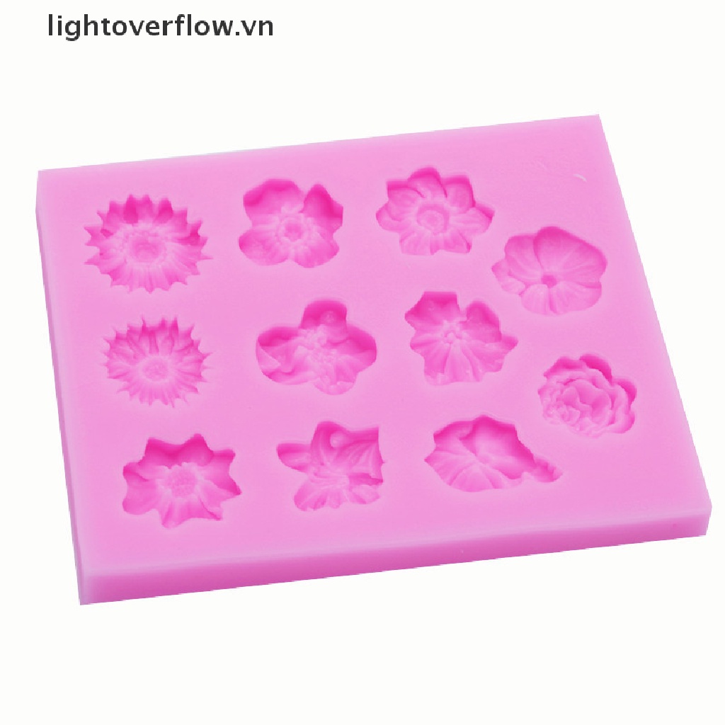 Khuôn Silicon Làm Bánh Kẹo Hình Hoa Hướng Dương 3D DIY
