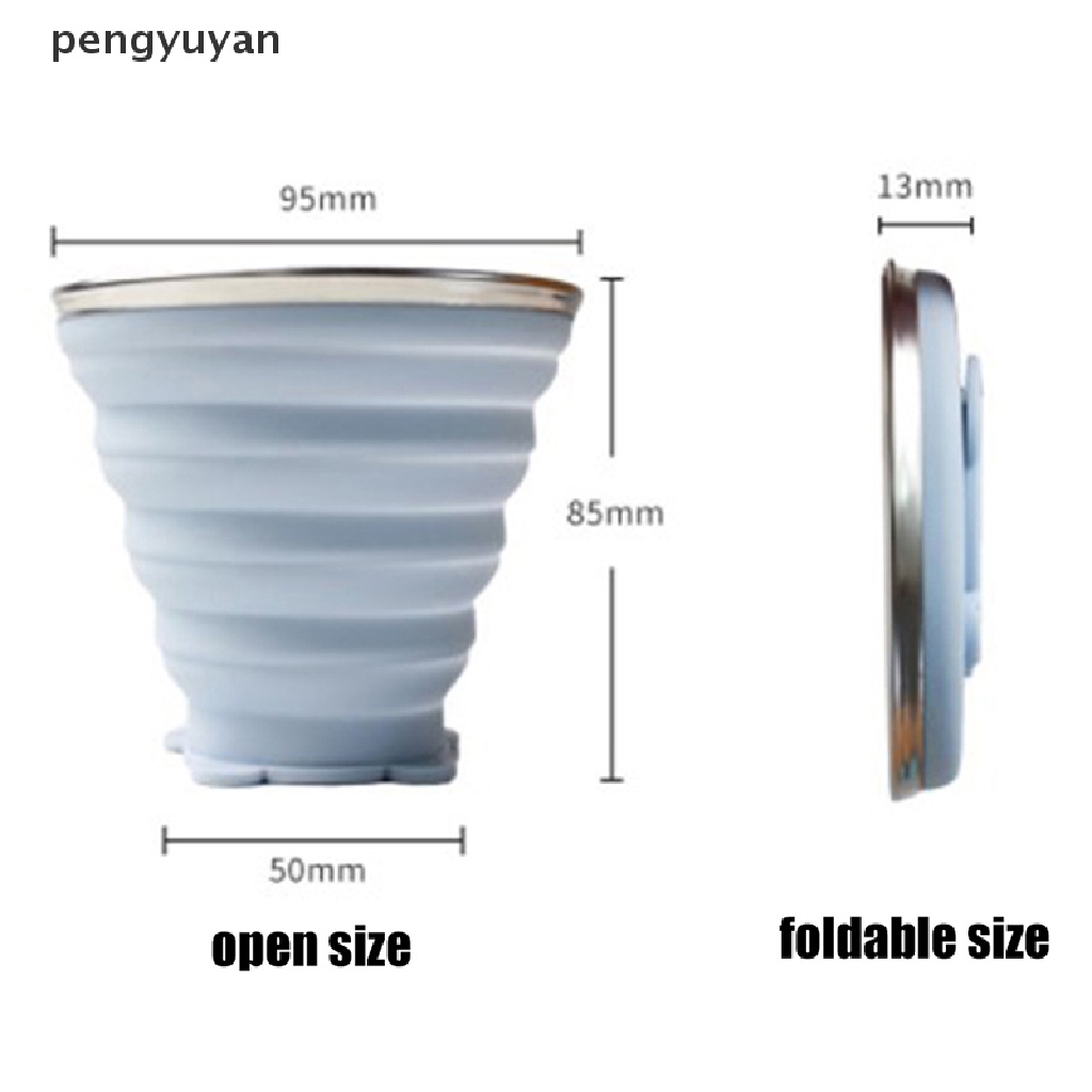 Cốc Uống Nước Silicone Có Thể Gấp Gọn Tiện Lợi