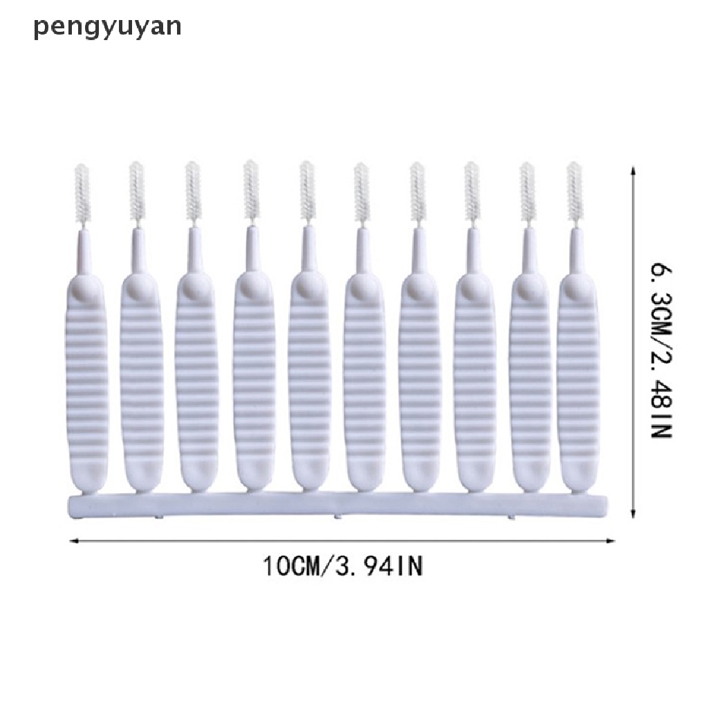 Bộ 10 Bàn Chải Làm Sạch Lỗ Chân Lông Vòi Hoa Sen