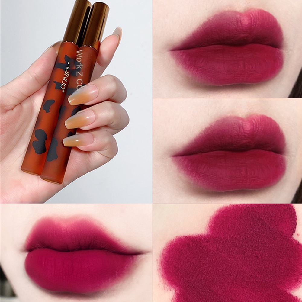 Son Môi SHAQINUO Màu Nhung Lì Dưỡng Ẩm Không Dính Cốc Lâu Trôi