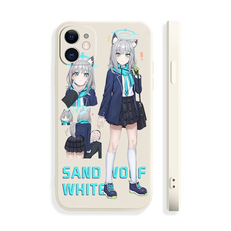 Blue Archive Creative personality Sunaōkami Shiroko Two-Dimensional phone case x compatible with iPhone 13 Apple 14pro