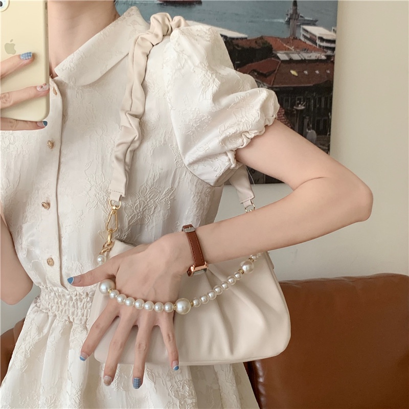 Túi Xách Đeo Vai / Kẹp Nách Hình Đám Mây Thời Trang Dành Cho Nữ