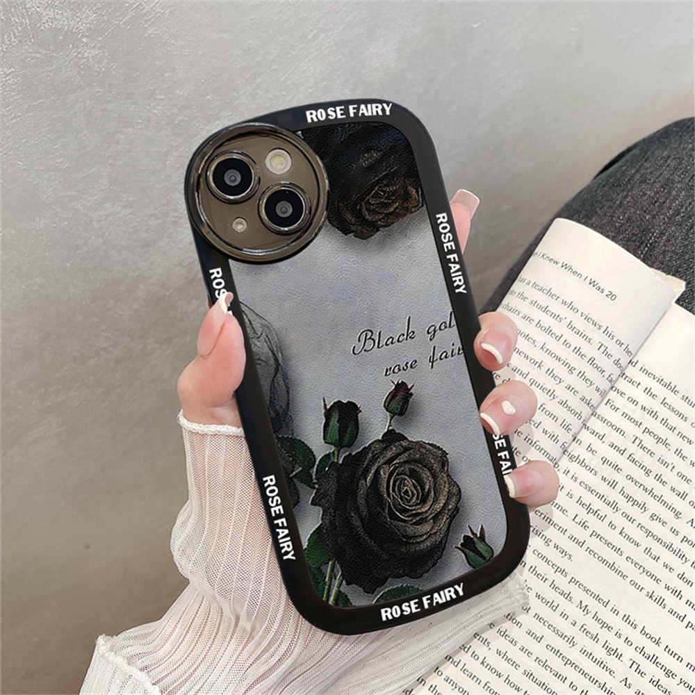 Ốp Điện Thoại Silicon Mềm Hình Hoa Hồng Cho Redmi Note 11S 11 Pro 10C 10A 9C 9T 9A Note 10S 9 8 Pro 7 Poco M3 X3 Pro