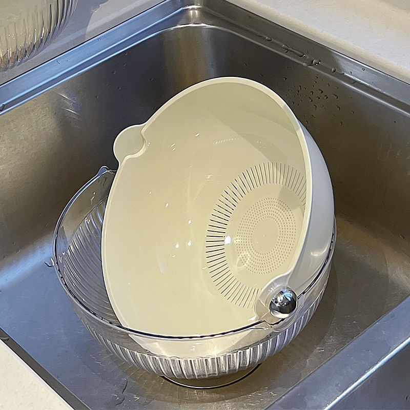 Rổ Rửa Trái Cây Hai Lớp Tiện Lợi Cho Nhà Bếp