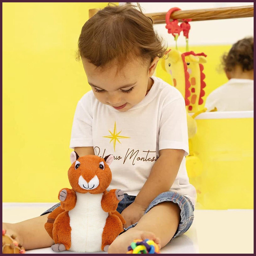 Sóc Nhồi Bông Trốn Tìm Sóc Trong Túi Đựng Đai Ốc Cho Ngày Lễ Tình Nhân