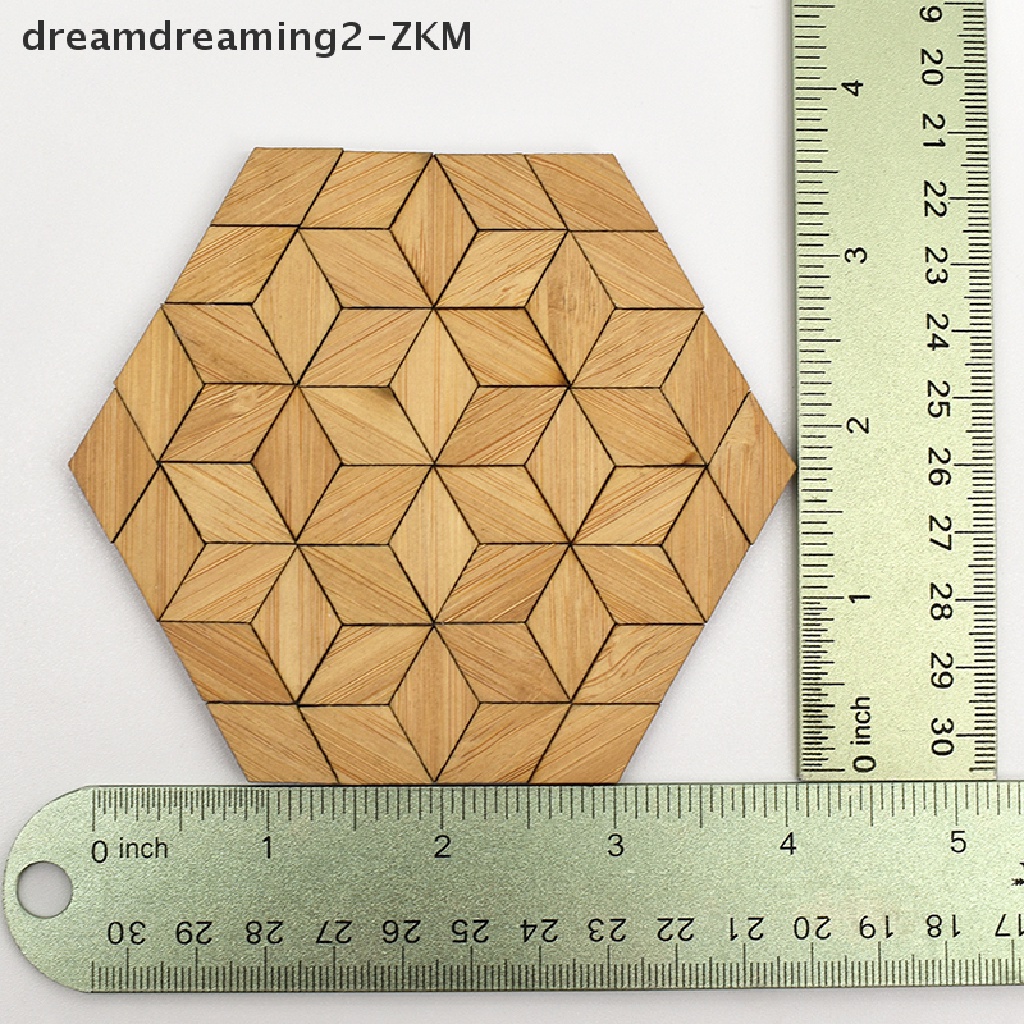 [Dreaming] 48 Miếng Dán Sàn Nhà Búp Bê Họa Tiết Vân Gỗ 3D Tỉ Lệ 1 / 12
