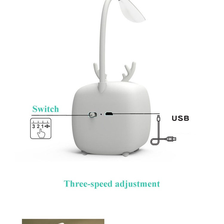 Đèn LED Để Bàn Nhiều Màu Sắc Dễ Thương Bắt Mắt