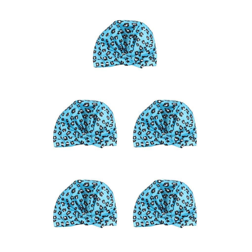 Mũ Lưới Trùm Đầu Khi Tắm Co Giãn Nhiều Màu Đa Năng 1 / 2 / 3 / 5 Ốp