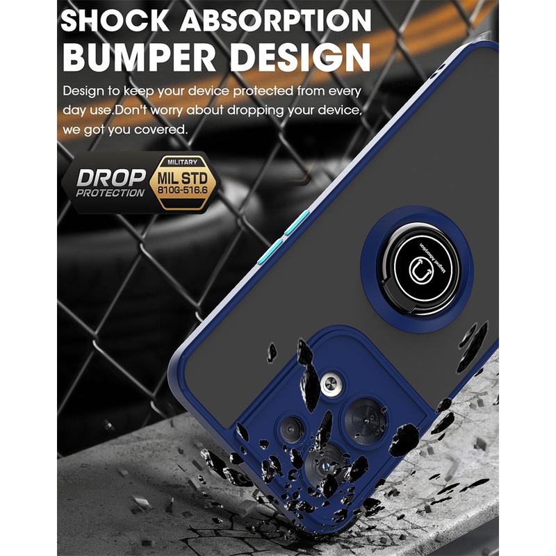 Ốp Điện Thoại Có Vòng Đỡ Nam Châm Cho OPPO Reno 9 8 T Pro Plus Reno9 Reno8 4G 5G REALME Reno 9Pro 9Promax 8Pro 8ProPlus 8T +