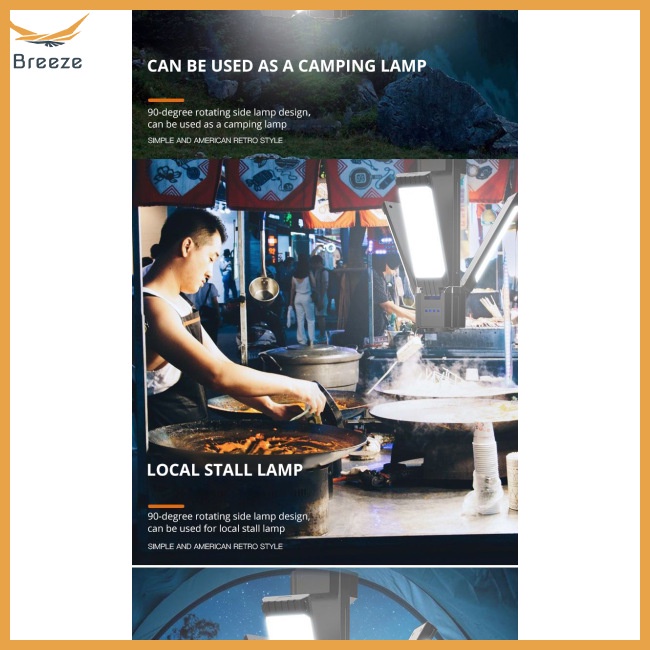 Đèn Pin Cắm Trại 5 Chế Độ Kèm Sạc Tiện Dụng Chất Lượng Cao