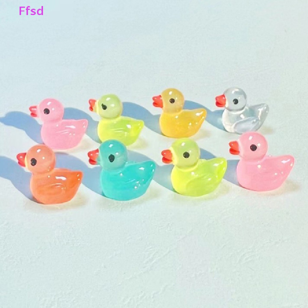 {Ffsd} Set 10 Mô Hình Búp Bê Đồ Chơi Mini Phát Sáng Trong Bóng Tối Trang Trí Phong Cảnh Craf * Bán Chạy
