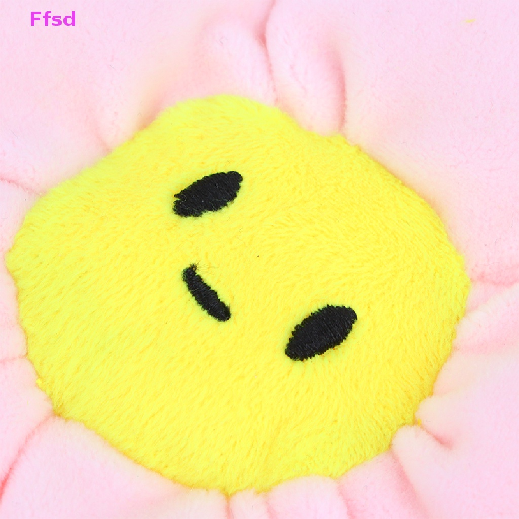 {Ffsd} Móc Khóa Xe Hơi / Túi Xách Hình Hoa Hướng Dương Nhồi Bông Xinh Xắn