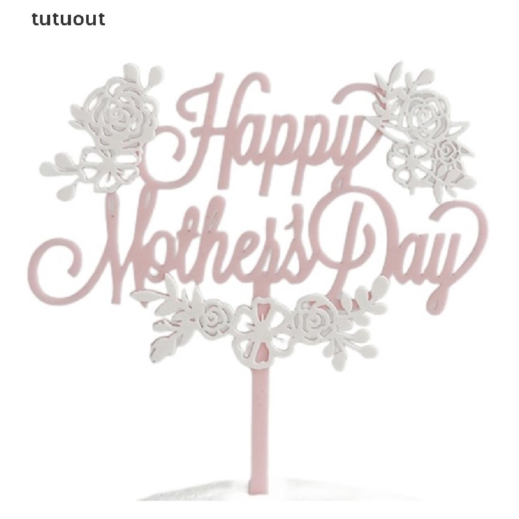 Topper Cắm Trang Trí Bánh Kem Chữ Happy Mother 'S Day