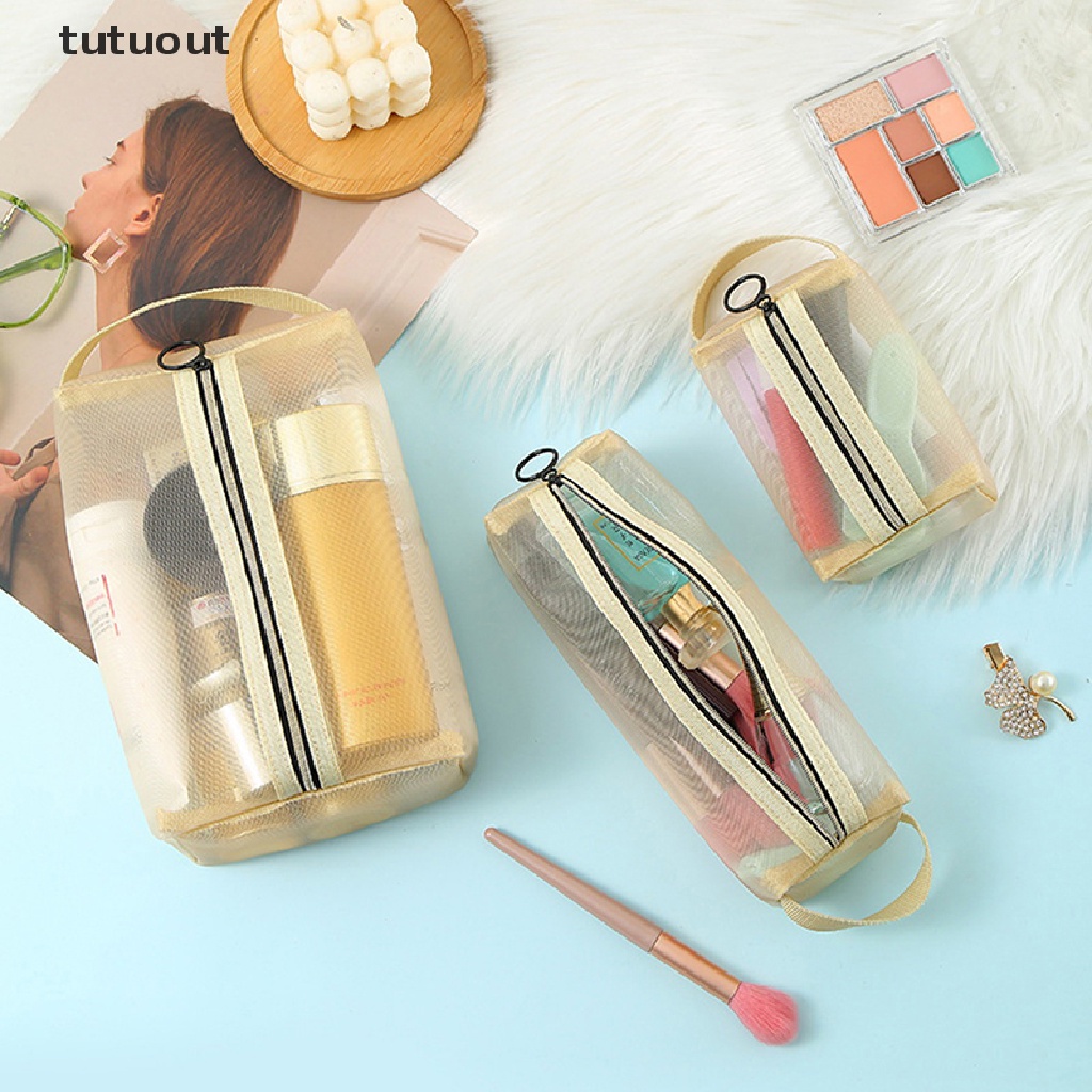 Túi Lưới Đựng Cọ Trang Điểm Tiện Dụng Khi Đi Du Lịch