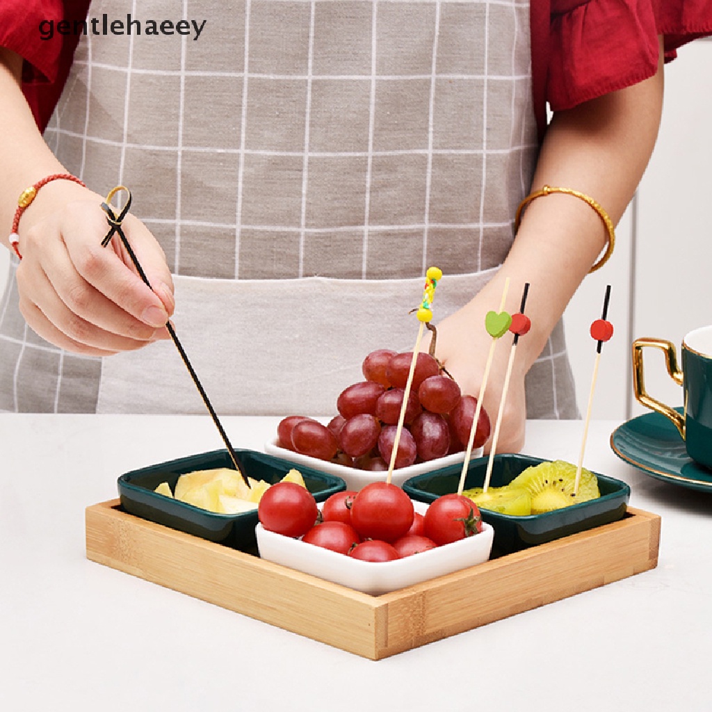 Nĩa Tre Ăn Trái Cây Tráng Miệng Dùng Một Lần