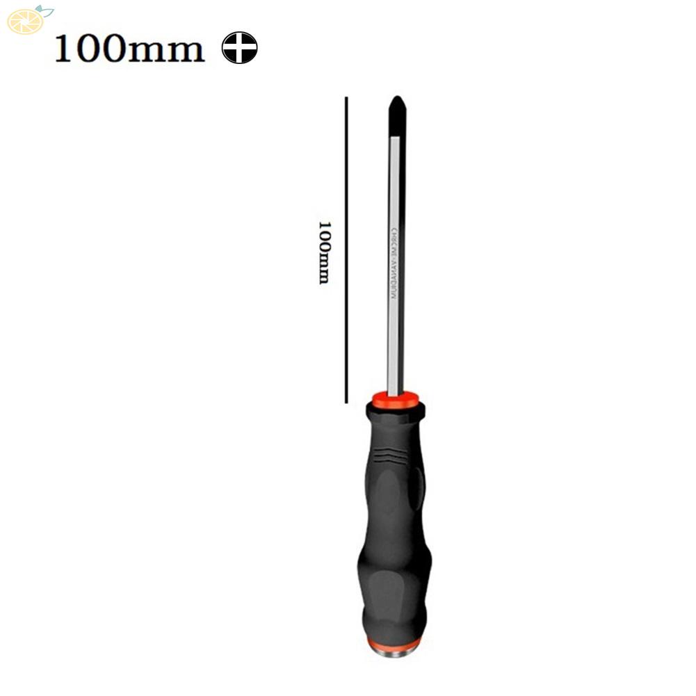 【VARSTR】Screwdriver Multi-function Slotted 100/125/150mm 1PC Anti-slip Batch Head
