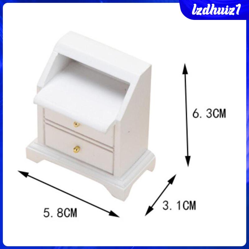 Mô Hình Phòng Ngủ Tỉ Lệ 1 / 12 Trang Trí Nhà Búp Bê