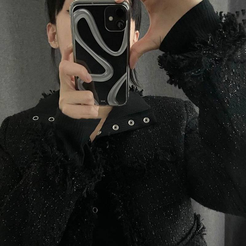 INS Sweet Cool Metal Wave Pattern Phone Case for iPhone 7/7Plus/8/8Plus/X/Xr/Xs/11/12/13mini /14pro Max eAJg