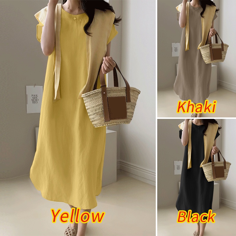 Đầm xẻ tà ZANZEA thời trang đường phố Hàn Quốc dành cho nữ
