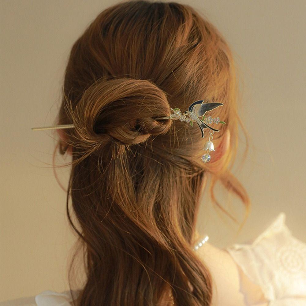 Kẹp Tóc Càng Cua Bằng Hợp Kim Phong Cách Hanfu Dành Cho Nữ WMES15H