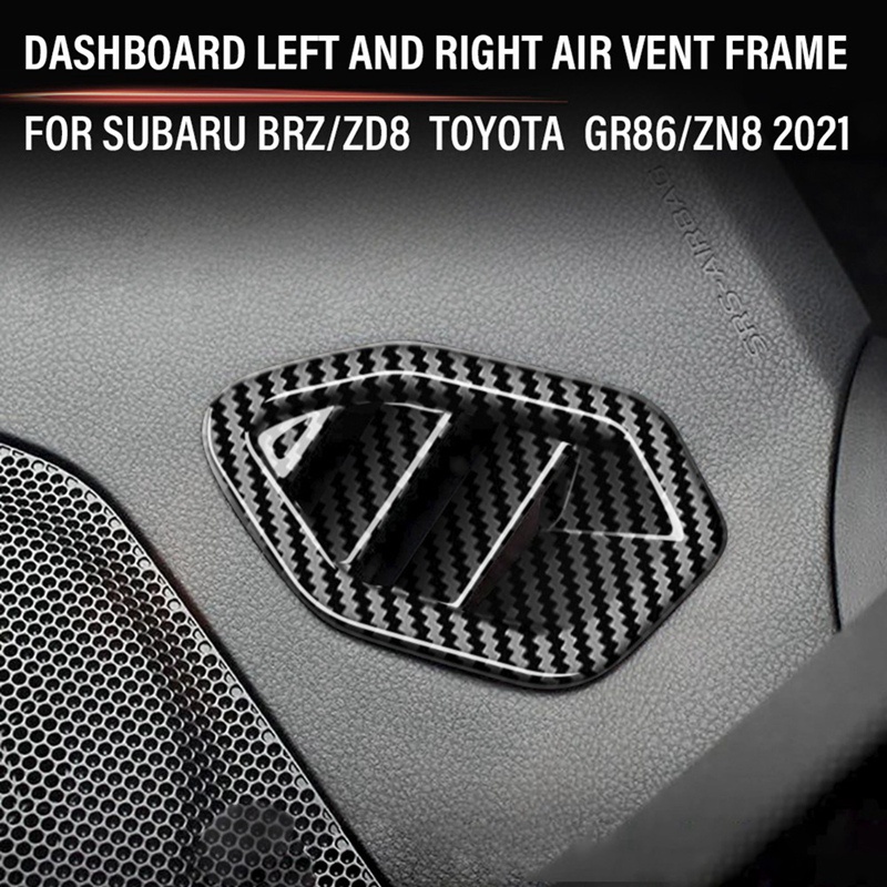 Phụ Kiện Trang Trí Lỗ Thông Khí Bằng Sợi Carbon Cho Subaru Brz / Zd8 Toyota Gr86 / Zn8 2021-2023