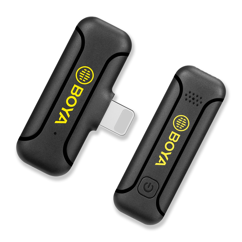 Micro Không Dây BOYA BY-WM3T2-D1 Mini 2.4G Tích Hợp Pin 50M Cho iPhone 13 / 12 / 11 / 10 i