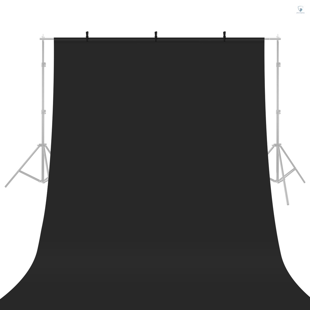 Tấm Phông Nền Chụp Ảnh Chân Dung Andoer 2 * 3M / 7 * 10 feet Bằng Chất Liệu cotton Polyester Bền Giặt Được Kèm 3 Kẹp Nền