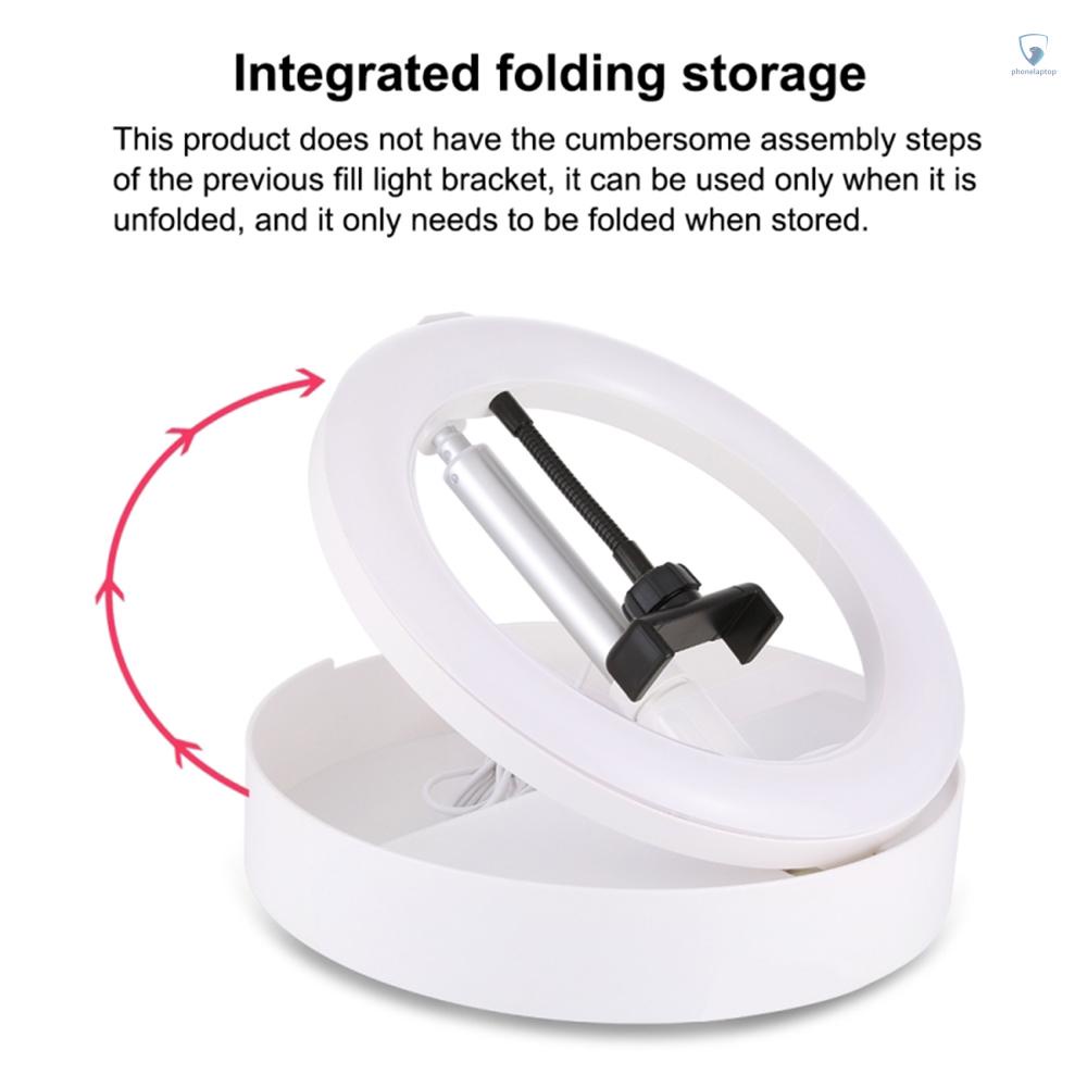 Puluz Đèn Led Chụp Ảnh 10.2 inch Có Thể Gấp Gọn Tiện Dụng