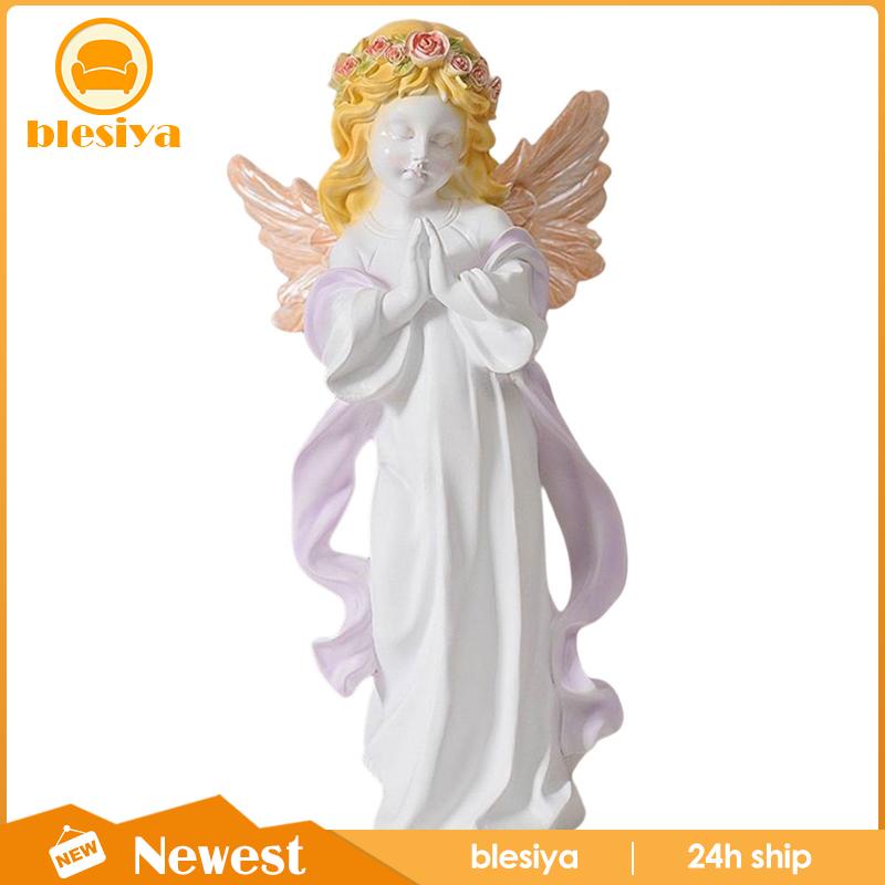 [Blesiya] Tượng Thiên Thần Trang Trí Phòng Khách Bằng Nhựa Resin