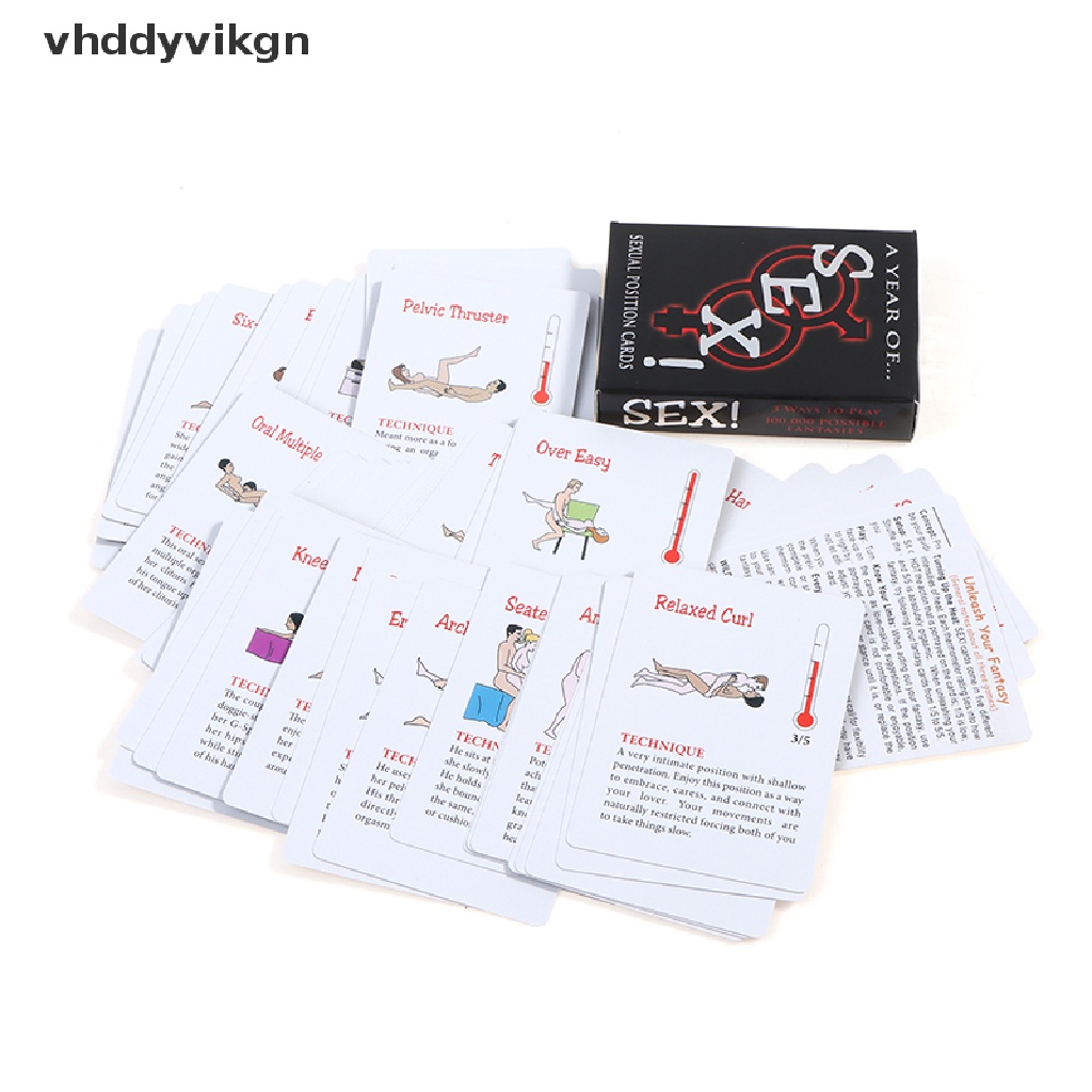Bộ Thẻ Bài Trò Chơi Risque 54 Lá Vui Nhộn Trang Trí Phòng Ngủ / Phòng Ngủ