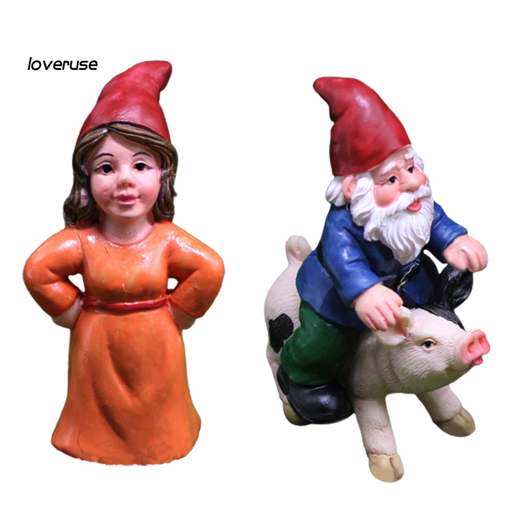 / Lo / Bức Tượng Nhỏ Chống Trầy Xước Chống Ẩm Điêu Khắc Cho Sân Vườn Tiểu Cảnh Gnome