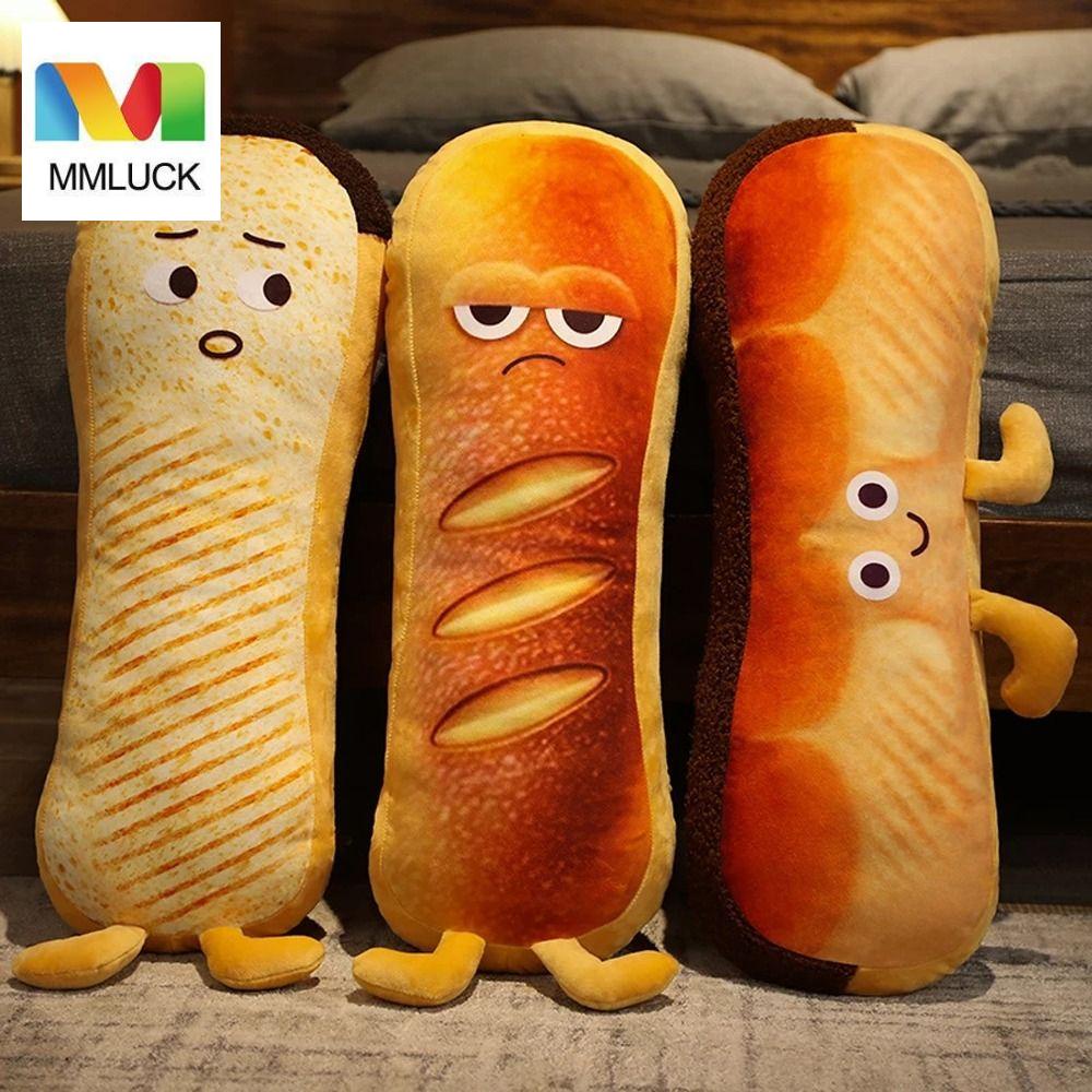 Mmluck Đồ Chơi Nhồi Bông Hình Bánh Mì Nướng Ba-guette Mềm Mại Dễ Thương Cho Bé