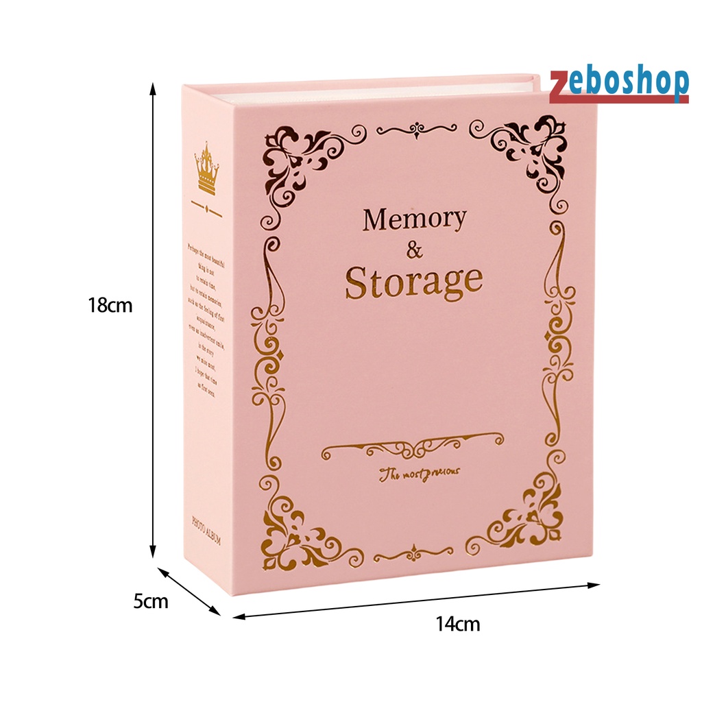 Album Ảnh 6 Inch 100 Ngăn Chống Lão Hóa Phong Cách Vintage