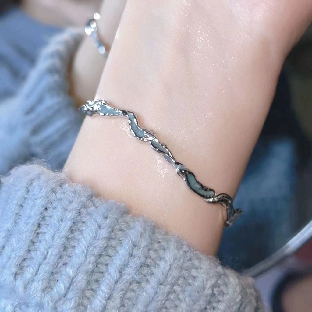 Vòng Tay Màu Xanh Dương Phong Cách Cổ Điển Sang Trọng Thời Trang 2023