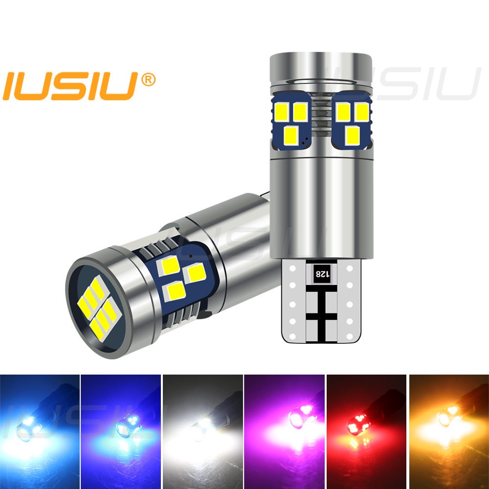 Đèn LED Tín Hiệu Xi Nhan IUSIU Dnabus T10 W5W WY5W 18smd 2016 12v Cho Xe Hơi