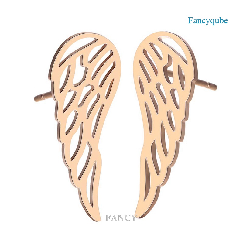 Bông Tai Cánh Thiên Thần Bằng Thép Không Gỉ