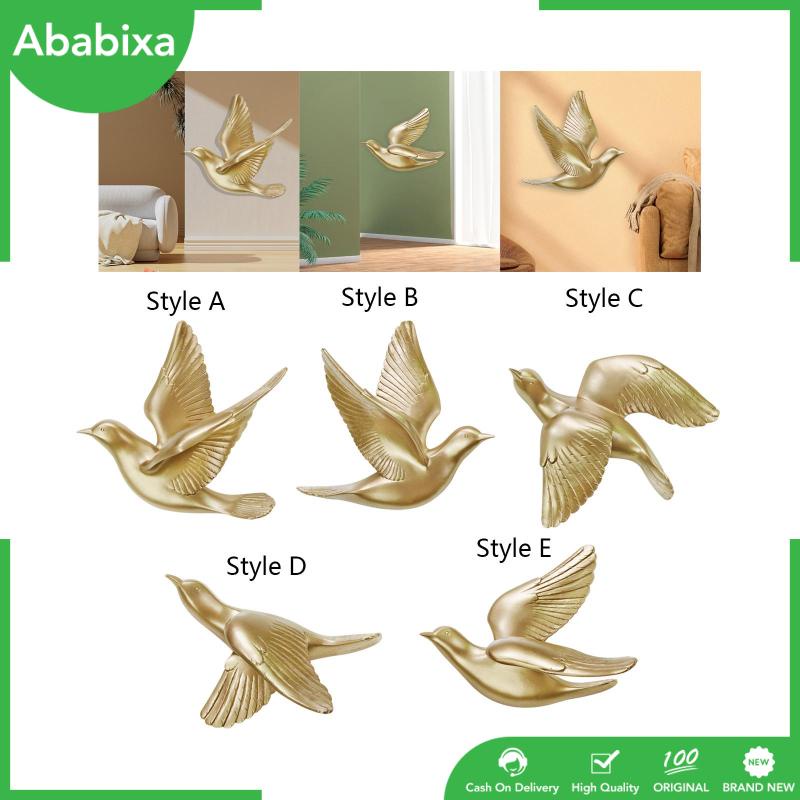 Phụ Kiện Treo Tường Trang Trí Hình Chim Én Và Chim Sẻ 3D DIY