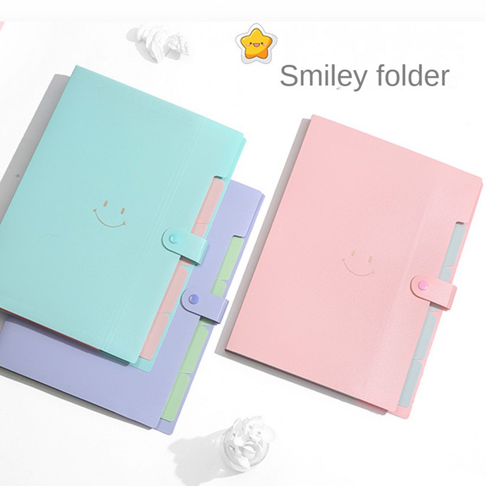 Bìa Đựng Tài Liệu Khổ A4 Nhiều Lớp Tiện Dụng Cho Học Sinh / Văn Phòng