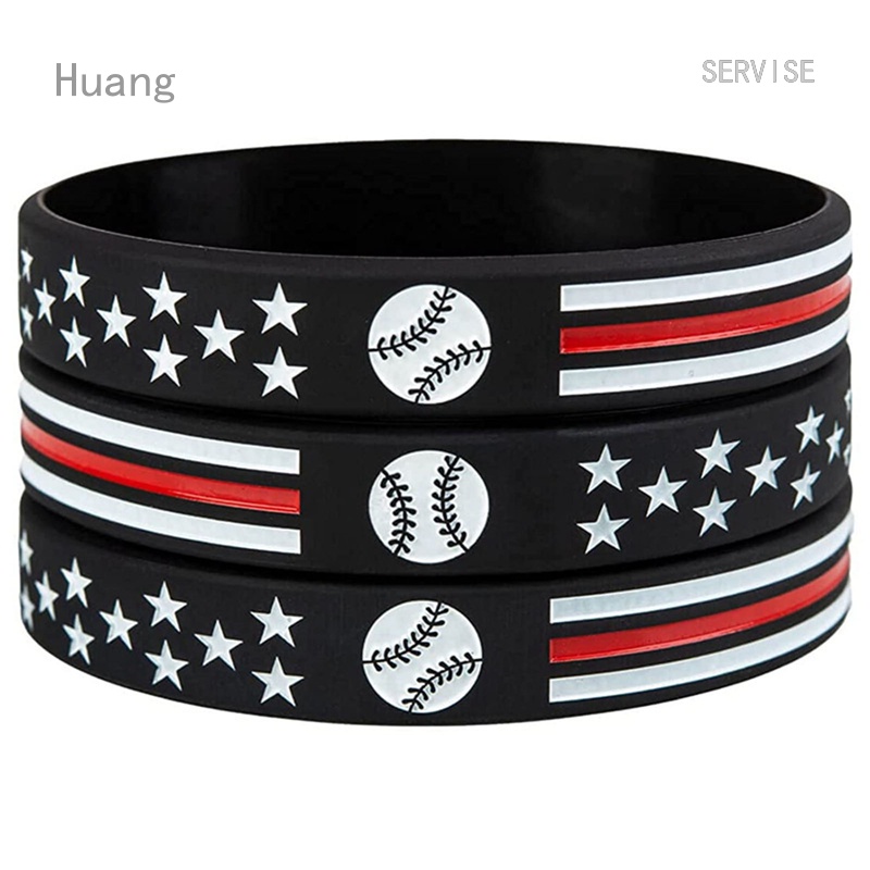 1 Vòng Đeo Tay Bóng Chày Silicone Truyền Cảm Hứng