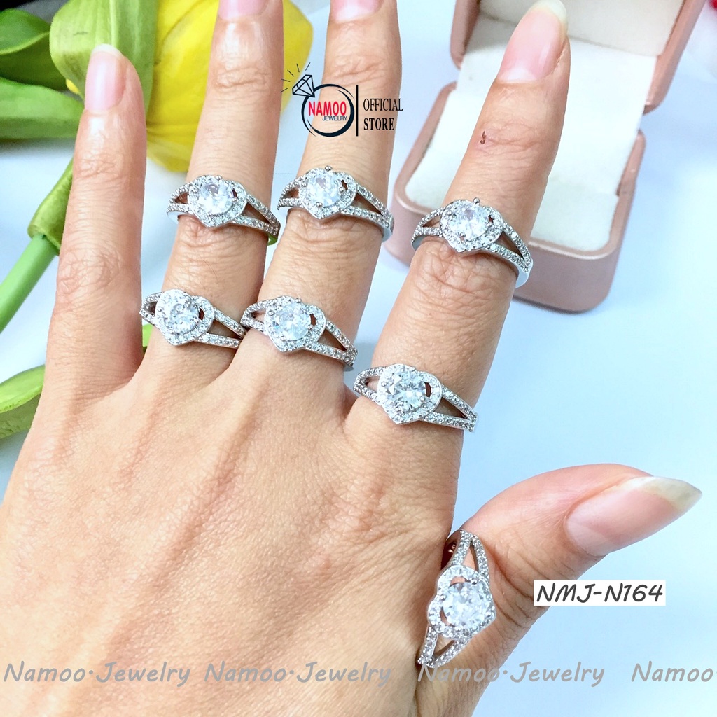 Nhẫn Nữ Nhỏ Xinh MNJ N164 Hình Trái Tim Nhỏ Đẹp Cho Nữ