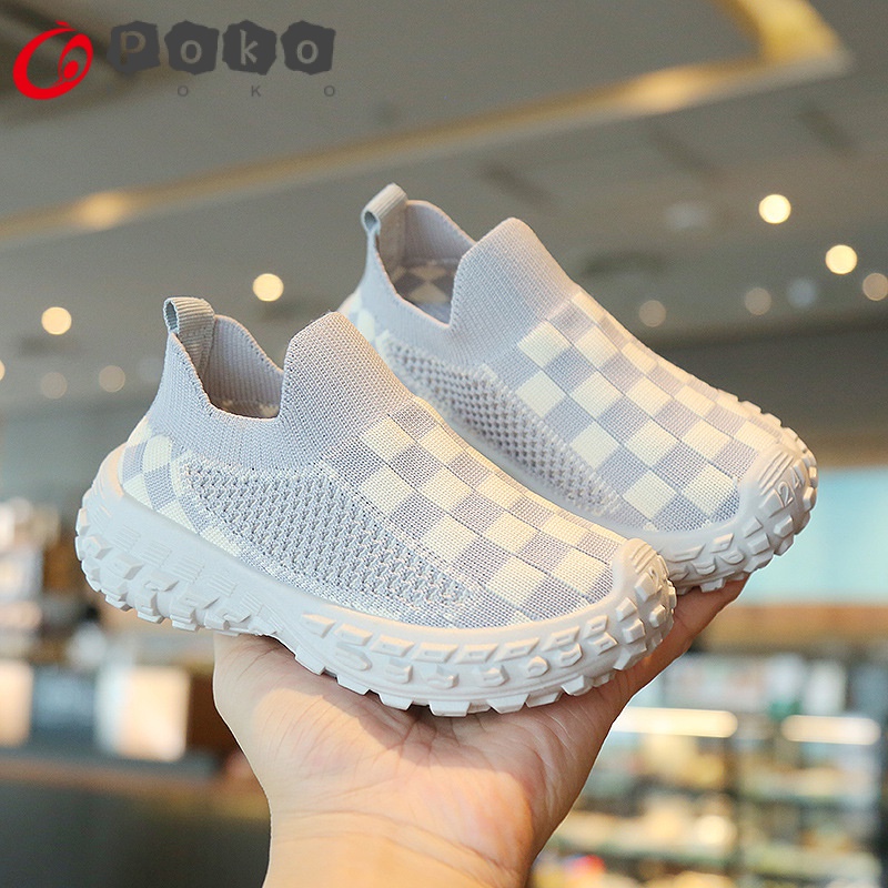 Giày Thể Thao Đế Mềm Phối Lưới Thoáng Khí Thời Trang Xuân Thu 2023 Cho Bé