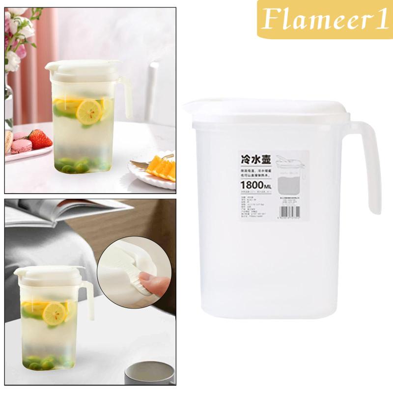 Bình Đựng Nước Chanh / Nước Ngọt Di Động Có Nắp Đậy 1] Cho Tủ Lạnh / Nhà Ở