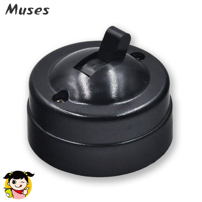 Công Tắc Đèn Gắn Tường Hình Tròn Phong Cách Cổ Điển Thời Trang Cho Nhà Ở